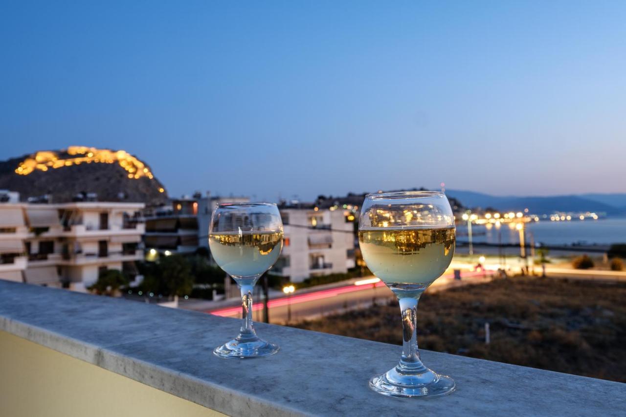 Amazing View Family Penthouse Apartment Nafplio Luaran gambar